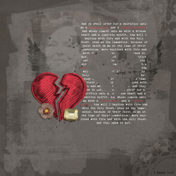 Broken Heart - MOC7 #6 Shape Cut Out