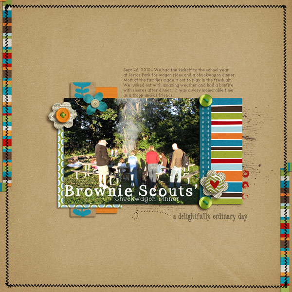 Brownie Scouts Chuckwagon Dinner