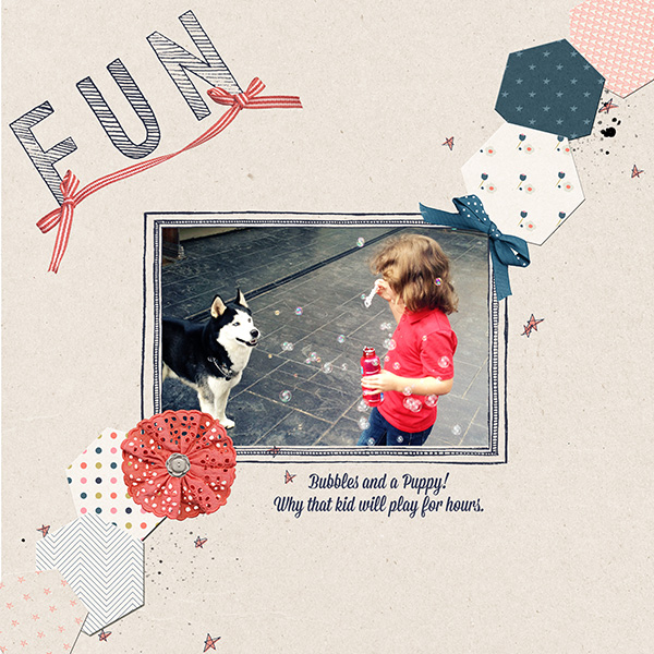 Bubbles and a Puppy
