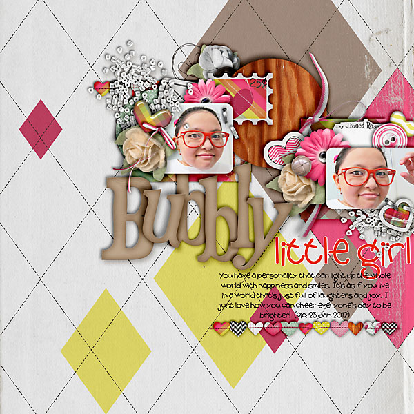 bubbly little girl