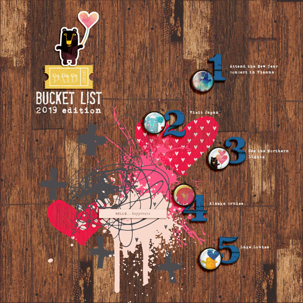 Bucket List 2019 Edition