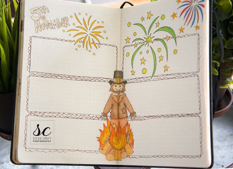 Bujo: Bonfire Night