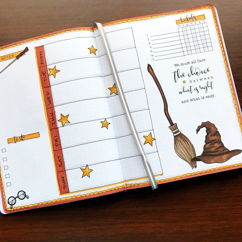 Bujo: Harry Potter