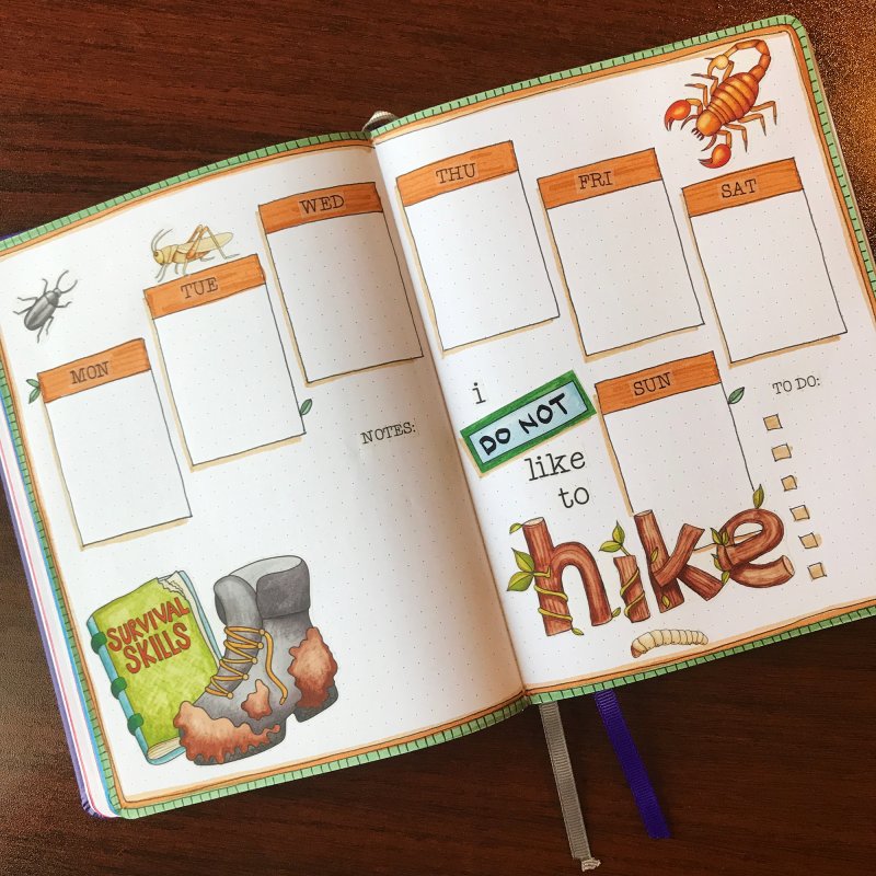 Bujo: Hiking