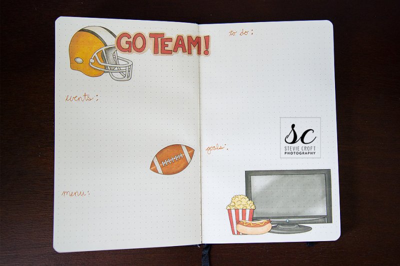 Bujo: Superbowl Party!