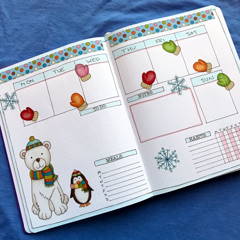 Bujo: Wrap Up Warm