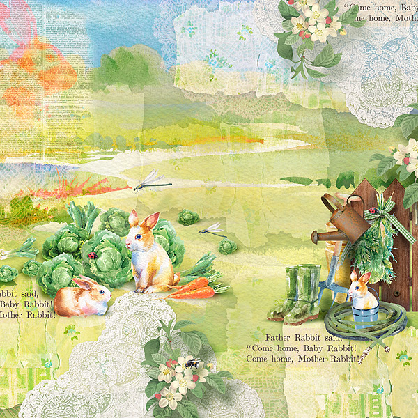 Bunny-Garden-Scene
