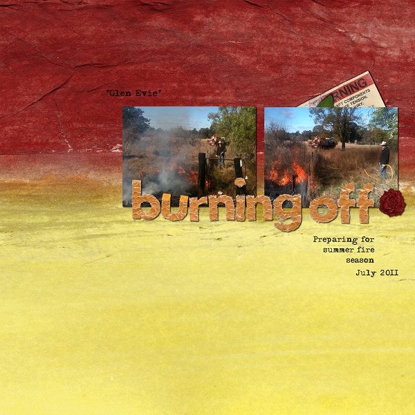 burning off