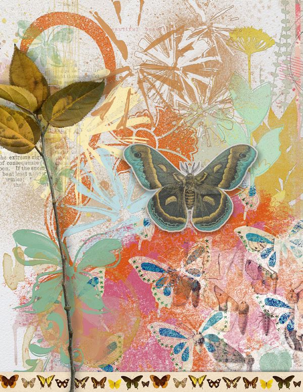 Butterfly Garden | Abstract