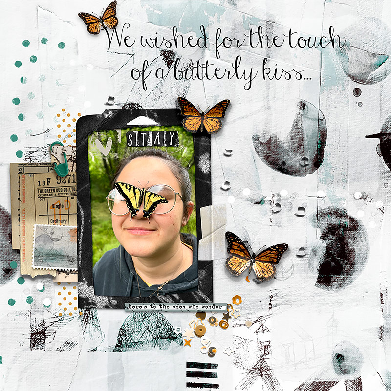 Butterfly-kiss