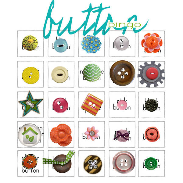 Button Bingo card