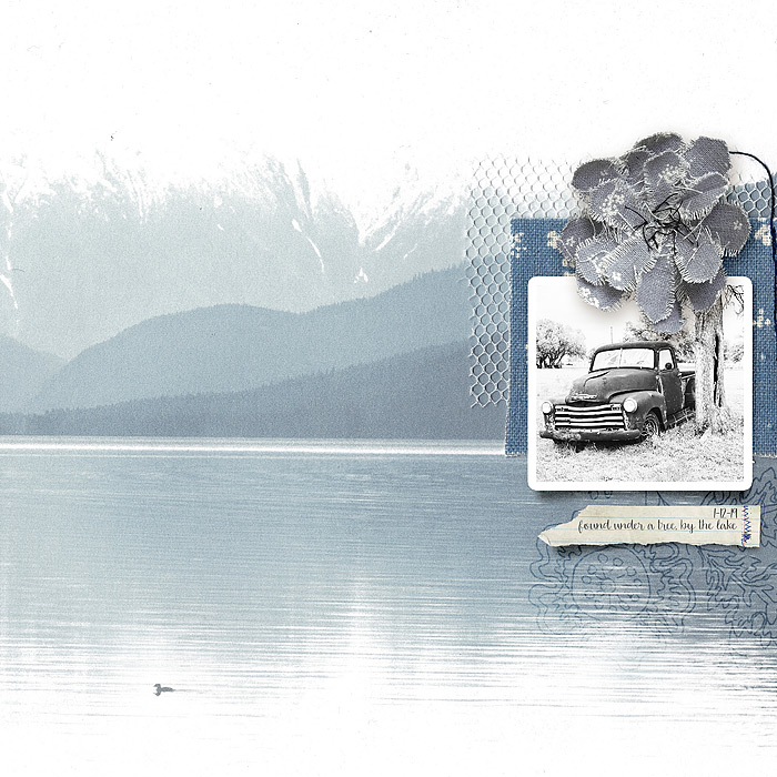 by the lake