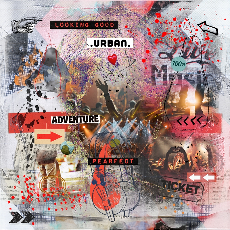 BYOC-August-Mixed Media-Pearfectly Grungy