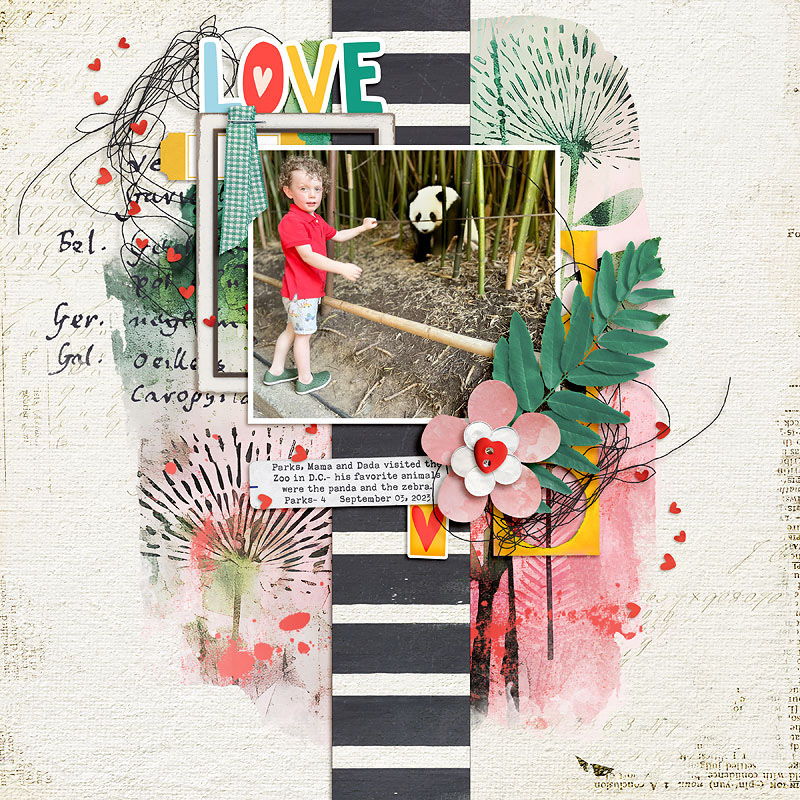 BYOC Feb. 2024-  Love- MOC 12 Day 28- Blind Scrap