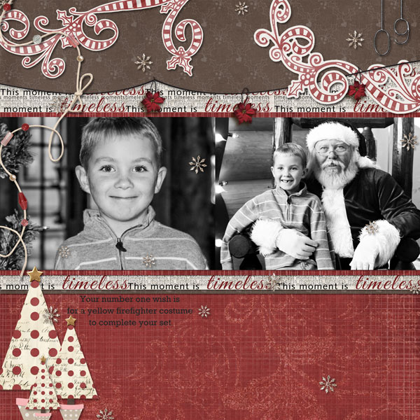 Caleb and Santa
