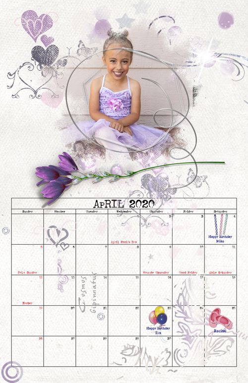 Calendar-April