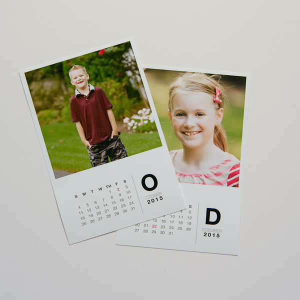 calendar cards