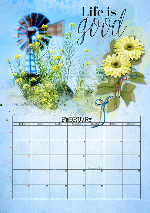 Calendar February 2019