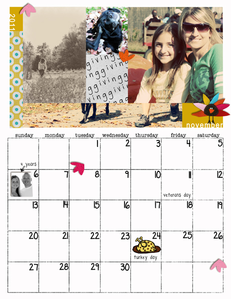 calendar: nov 2011