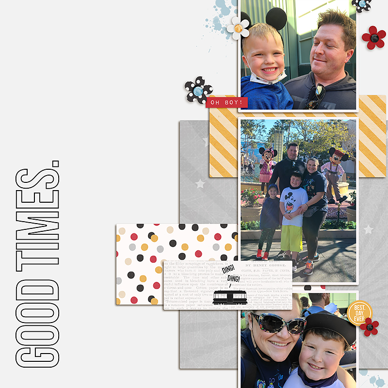 California Adventure - Sahlin Studio April Template Challenge