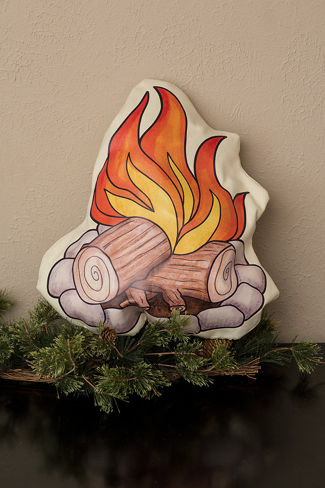 Campfire Pillow - Hybrid Project