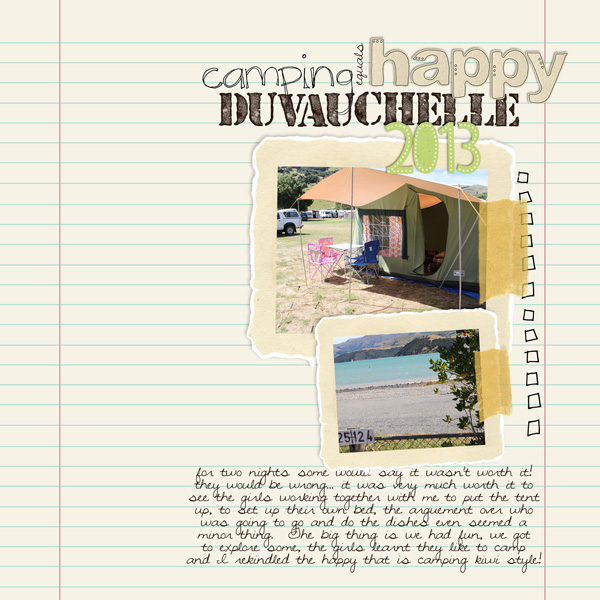camping equals happy - Day 7 4 alpha challenge