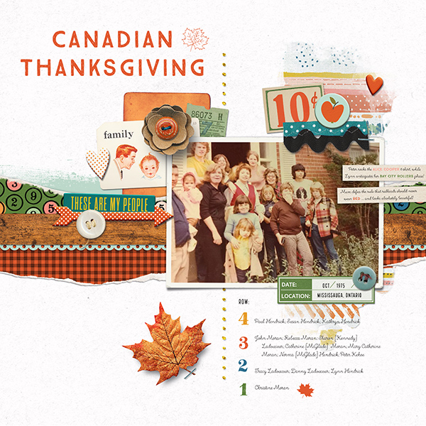 Canadian Thanksgiving, 1975
