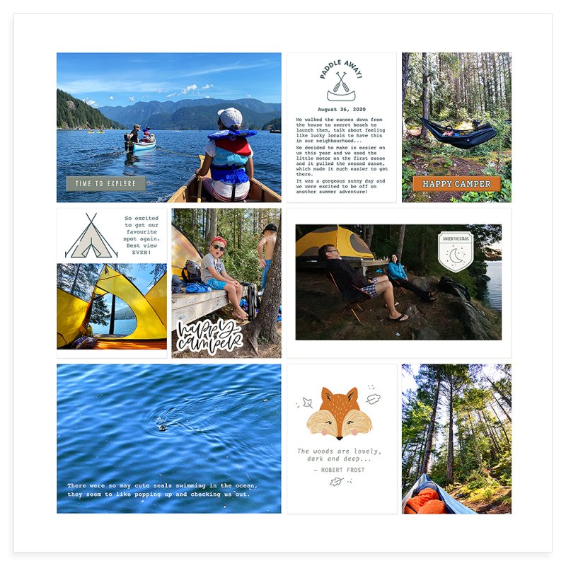 Canoe camping