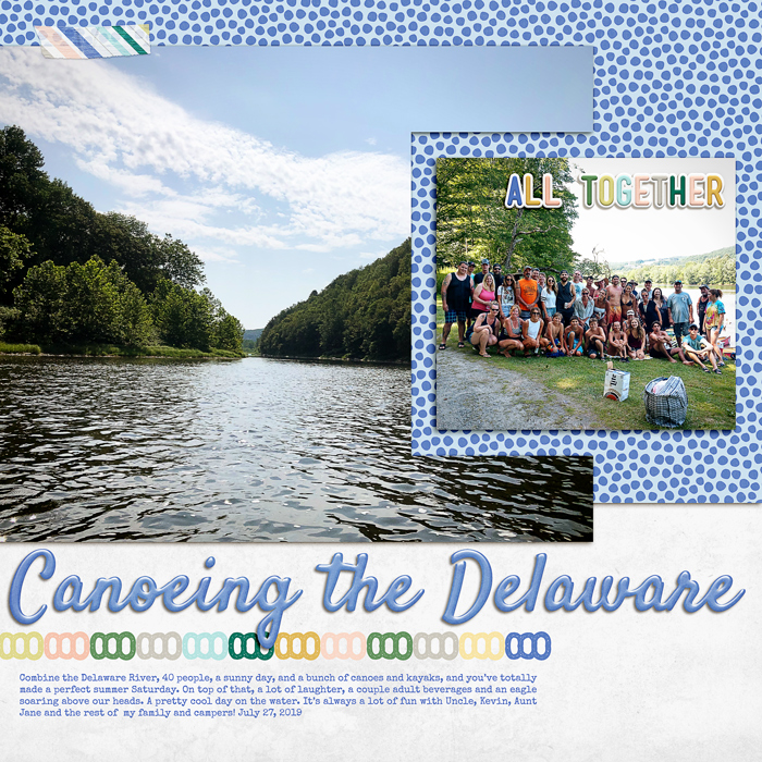Canoeing the Delaware Left