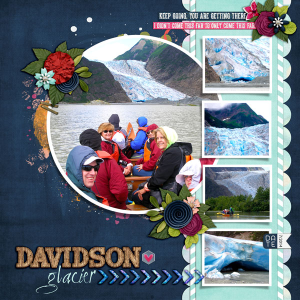 Canoeing to Davidson Glacier