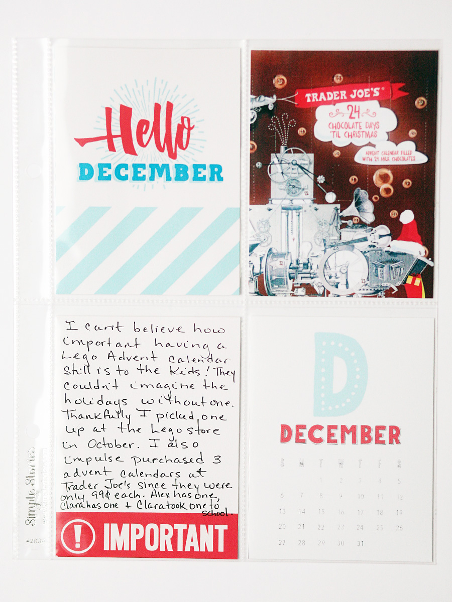 Capturing Christmas:  Advent Calendars, right