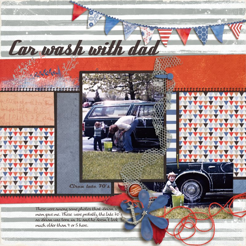 Car wash with dad