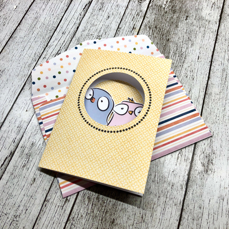 Card and envelope - Peekaboo