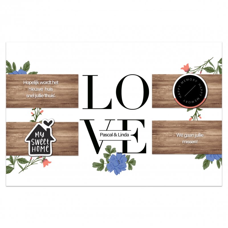 Card New Home with Homebody elements