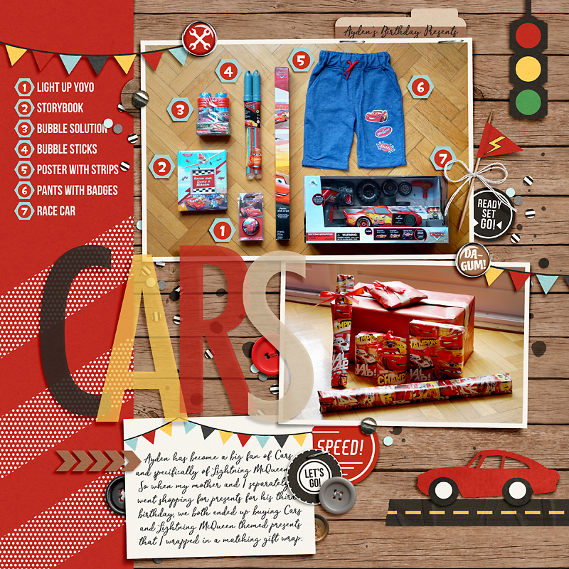 Cars Birthday Presents