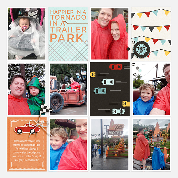 Cars Land in the Rain