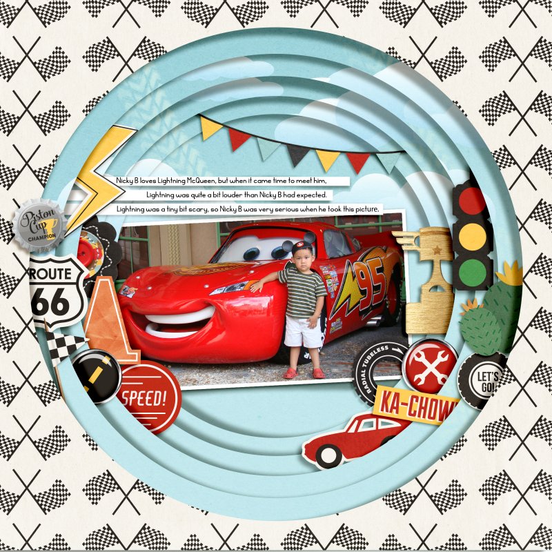 Cars Shadow Box