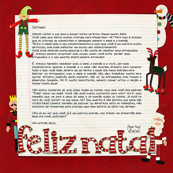 Carta do Papai Noel (Santa´s Letter)