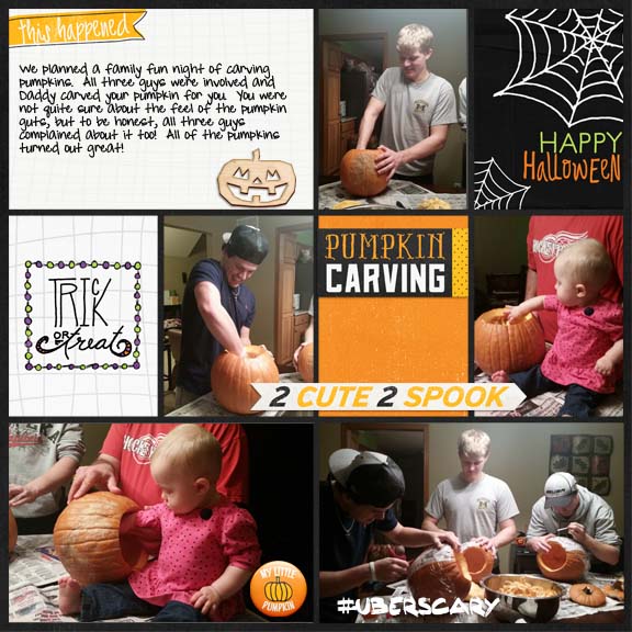 Carving Pumpkins Left