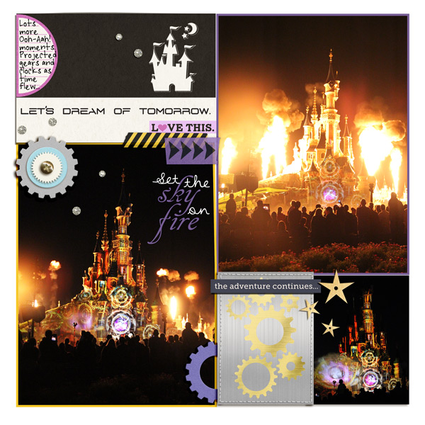 castle on fire