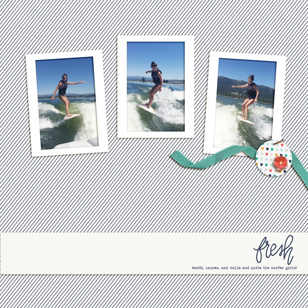 Catching a fresh wave