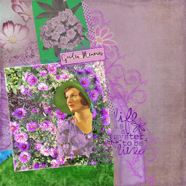 cath aj day 10- lady in flowers