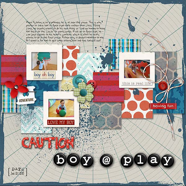 Caution: Boy At Play