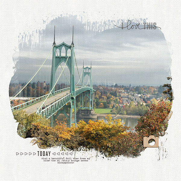 Challenge 27 Paintstroke St Johns Bridge Hike