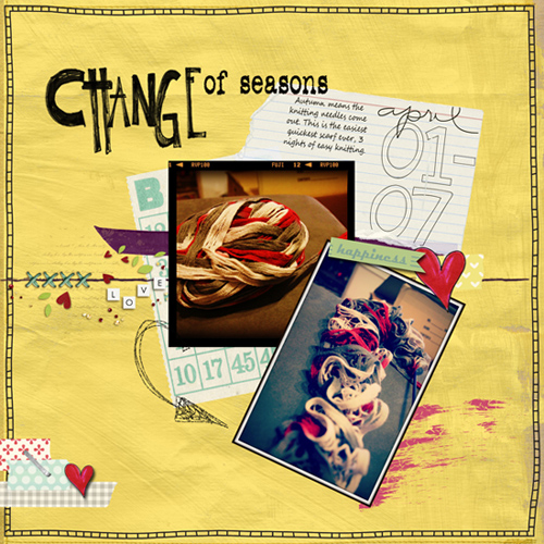 Change in seasons