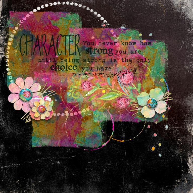 Character Quote Inspired Art Journaling