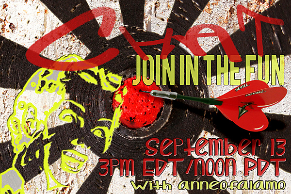Chat to go hand in hand with the Art Journaling Muse for Sept
