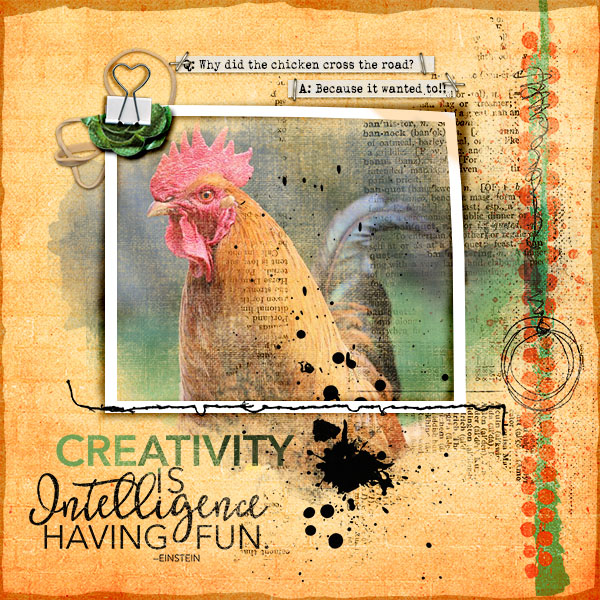 Chicken (Aug Random Challenge- word art)