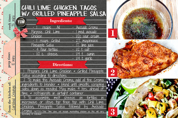 Chili Lime Chicken Tacos