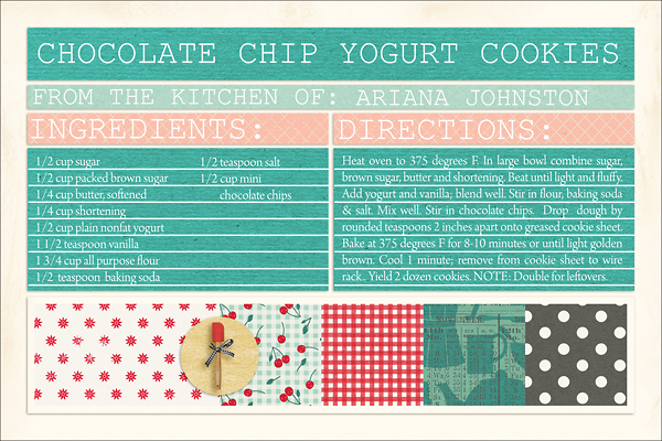 Chocolate Chip Yogurt Cookies